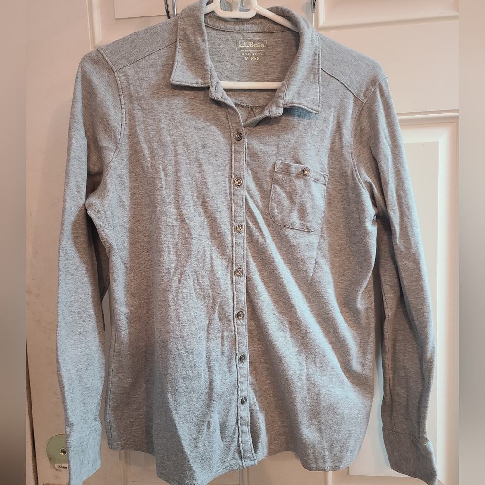 LL bean button up long sleeve shirt